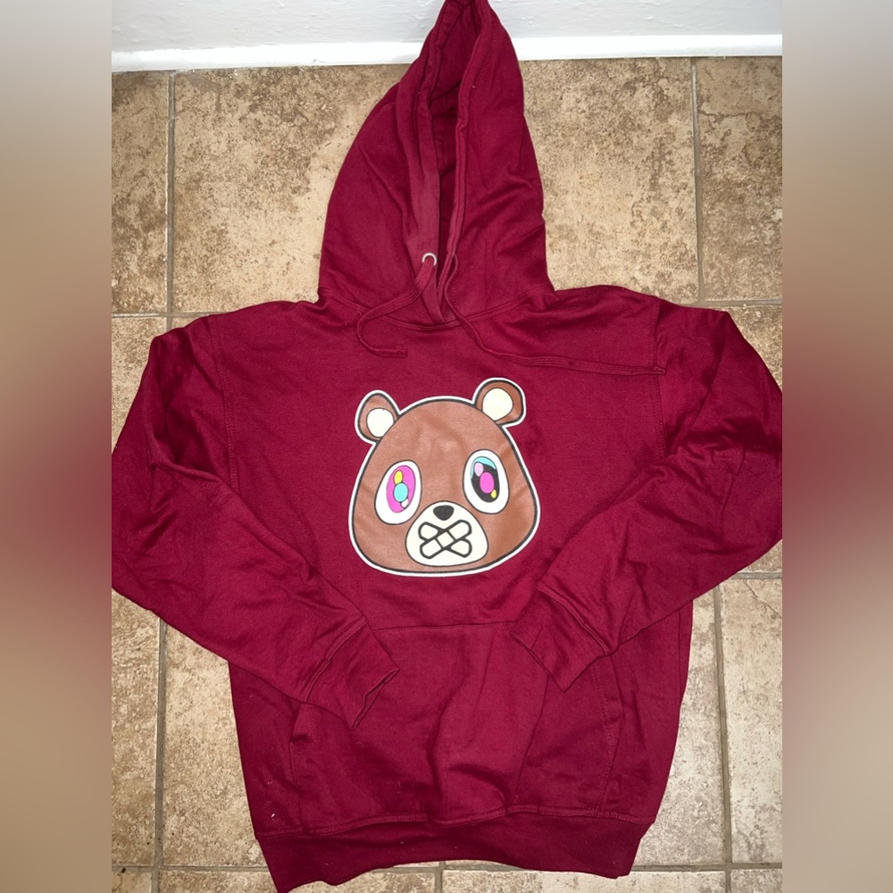 OWMXN BURGUNDY MENS HOODIE
